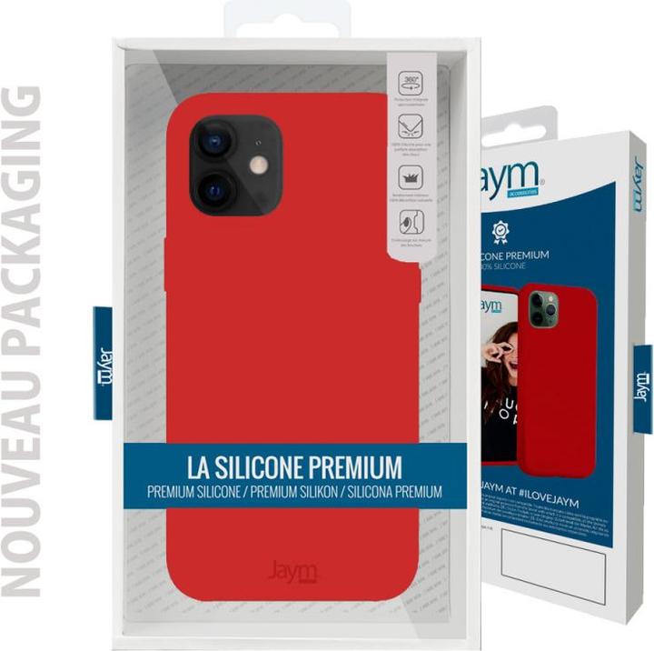 Immagine prodotto Jaym Custodia in silicone premium, serie rossa (Apple iPhone 14 Plus)