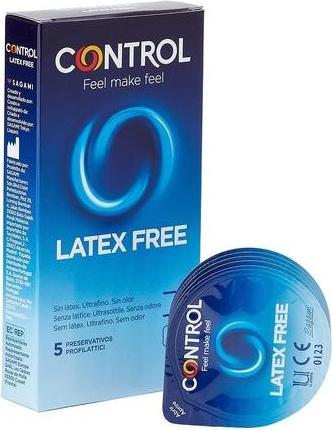 Immagine prodotto Control Latex Free" 5 preservativi senza lattice - assolutamente inodore e ipoallergenico (5 pz.)