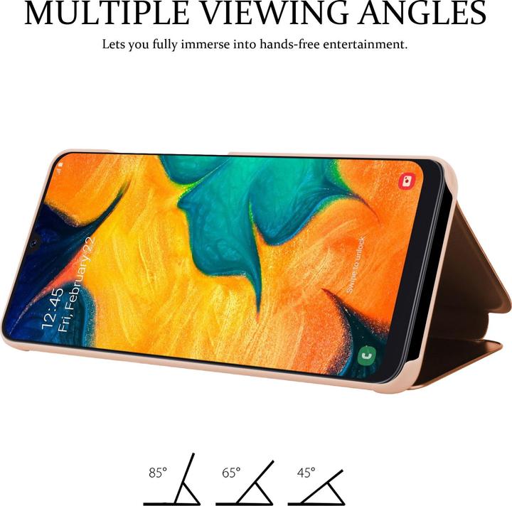 Image du produit Cadorabo Book Smart View Couverture miroir (Samsung Galaxy A20, Samsung Galaxy A30)