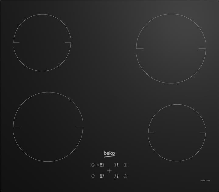 Immagine prodotto Beko HII64401QT Piano cottura nero Piano cottura a induzione integrato da 60 cm a 4 zone