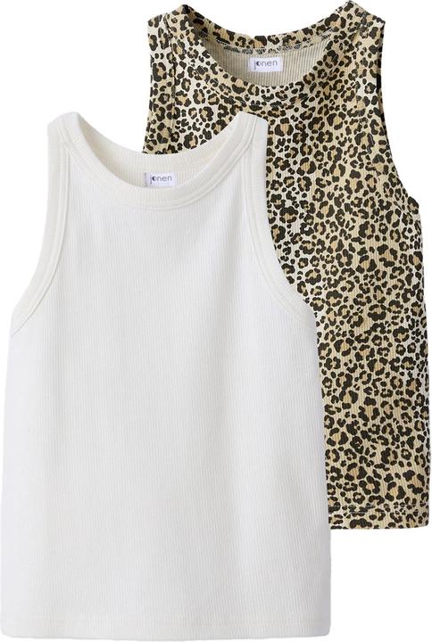 Produktbild Jonen 2er-Pack Mädchen Tops aus Ripp (128)