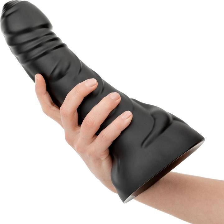 Actual product image Buttr Black Hawk Curved Anal Dildo