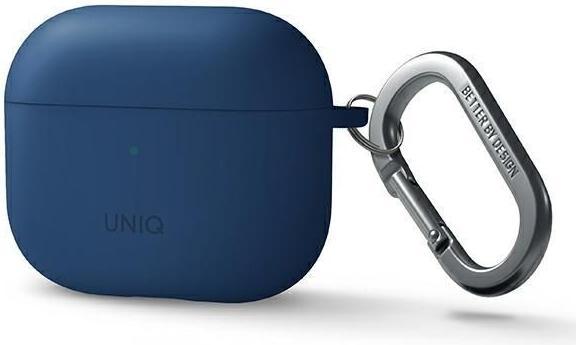 Image du produit Uniq etui Nexo AirPods 3 gen + Ear Hooks Silicone niebieski/blue (Sac pour écouteurs)
