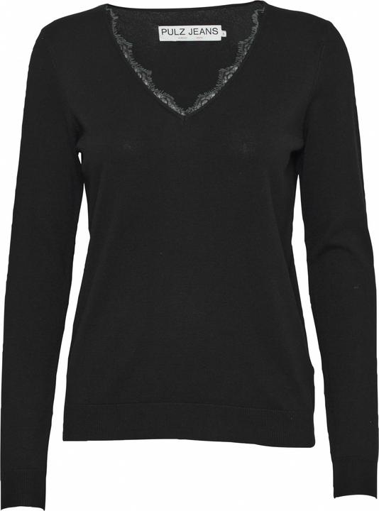 Pulz Jeans PZSARA V-Neck Lace Pullover - 50207566 (S)