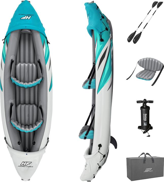 Image du produit Bestway Kit kayak Hydro-Force Rapid Elite X2 312 x 98 x 44 cm (2 pers.)