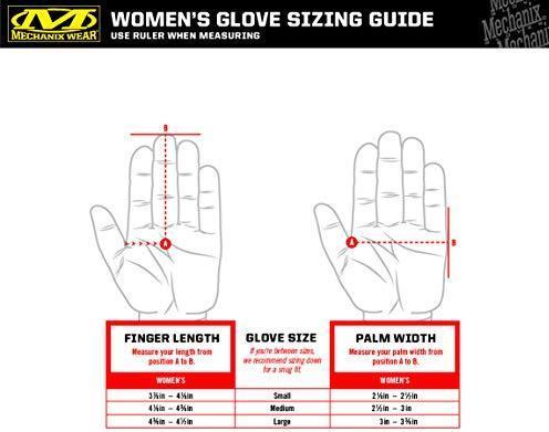 Produktbild Mechanix Wear Women's gloves Mechanix FastFit® Women, black, size S. Wrinkled cuff, 0.6 mm faux leather, TrekD (S)