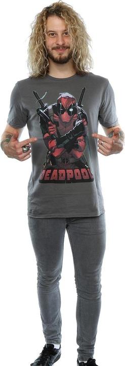 Actual product image Mens Deadpool Ready For Action T-Shirt (XL)