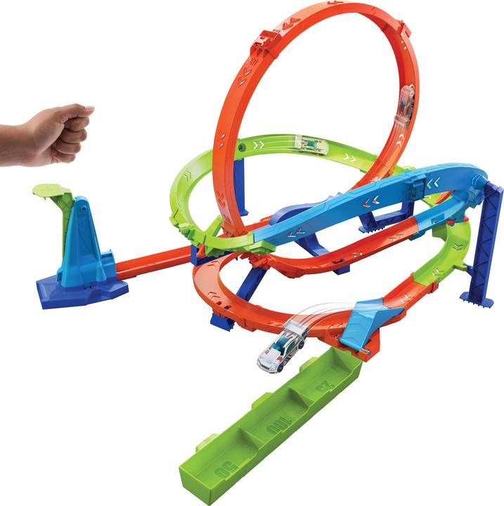 Actual product image Hot Wheels Action Hyper Loop Extreme