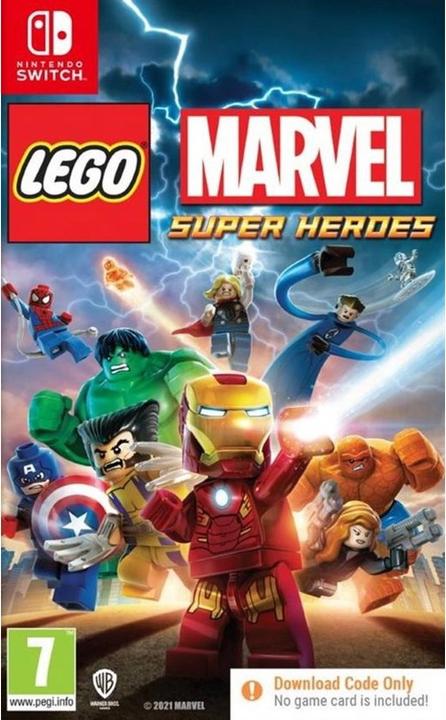 Actual product image WB LEGO Marvel Super Heroes (Code in a Box) (Switch, Switch Lite, Switch OLED, EN)