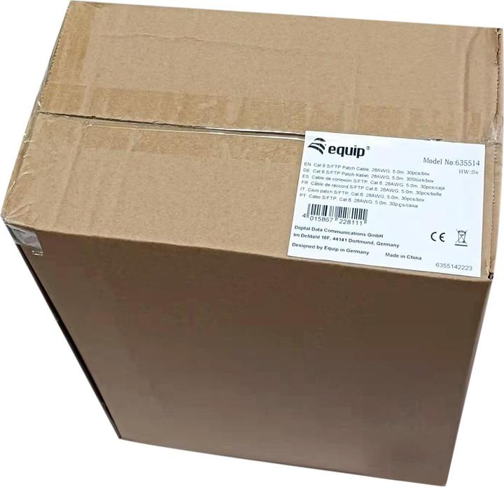 Actual product image equip Patch cable (S/FTP, CAT6, 5 m)