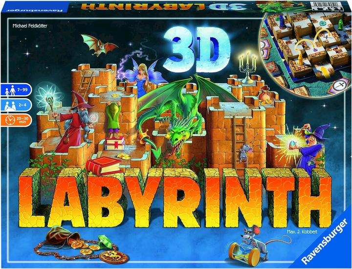 Actual product image Ravensburger The Crazy Labyrinth (English, French, Italian, German)
