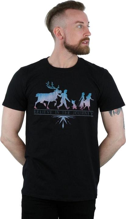 Immagine prodotto Disney Frozen 2 Believe In The Journey Silhouette Maglietta Uomo (4XL)