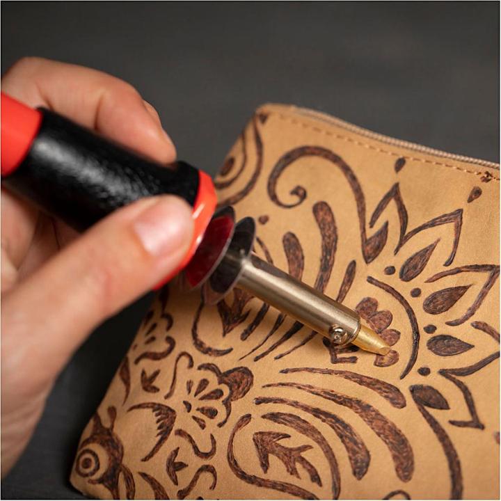 Image du produit Creativ Company Pochette en similicuir marron, 21x18cm