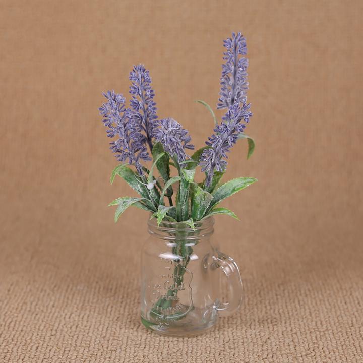 Produktbild NTK-Collection Kunstblume Lavendel in Glaskrug (19 cm)
