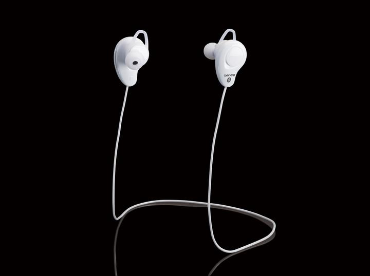 Produktbild Lenco EPB-015 im Ohr Binaural Bluetooth Weiss Mobiles Headset (180 h, Kabellos)