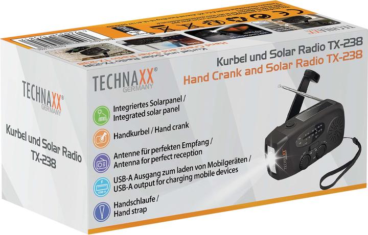 Immagine prodotto Technaxx Scacco A Mano E (AM, FM)