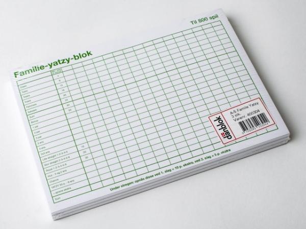 Actual product image Antalis Yatzy Block Family A5 - (3 blocks per pack)