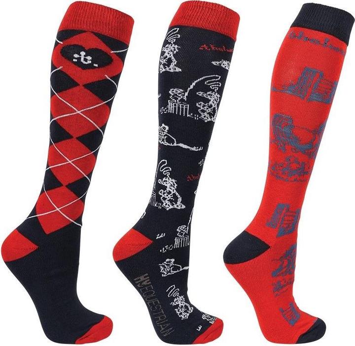 Image du produit Thelwell - Chaussettes PRACTICE MAKES PERFECT - Enfant (Lot de 3, 25 - 31)