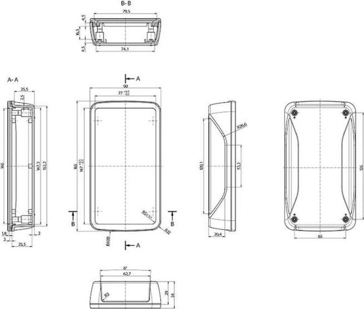Produktbild Bopla HandGehäuse Serie Bopad (Gehäuse)