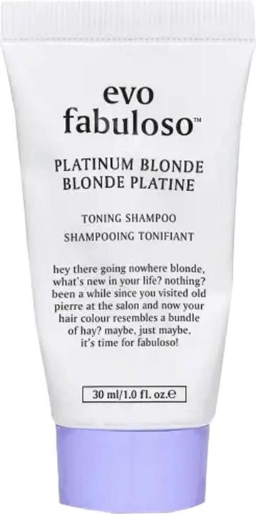 Evo Fabuloso - Platinum Blonde Toning Shampoo (30 ml)