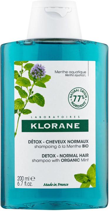 Produktbild Klorane Detox-Shampoo mit BIO-Wasserminze (200 ml, Flüssiges Shampoo)
