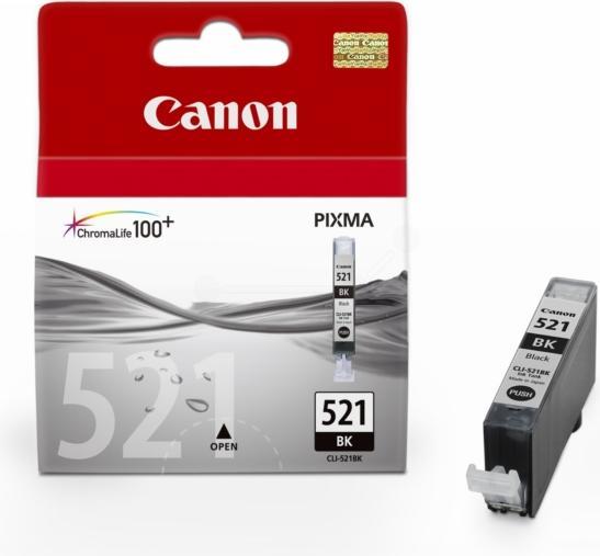 Actual product image Canon CLI-521BK - 9 ml - black - original - blister with anti-theft device (FC)