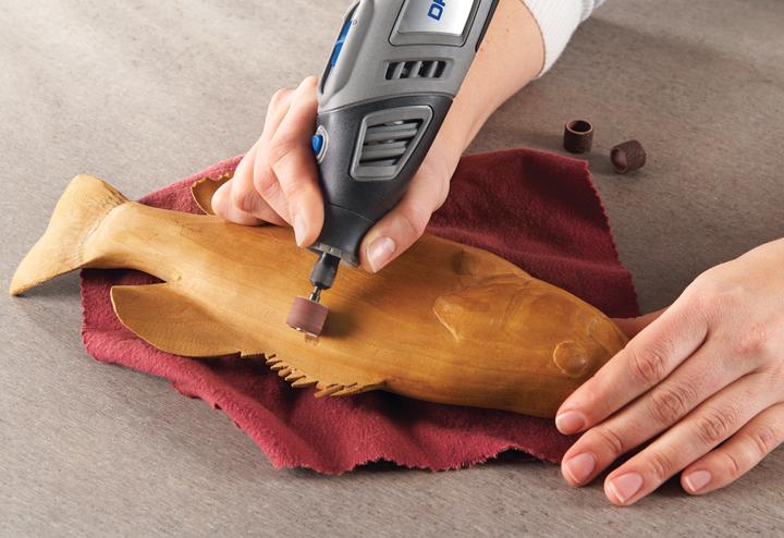 Actual product image Dremel Sanding belt 13 mm, grit 60, with abrasive mandrel (60)