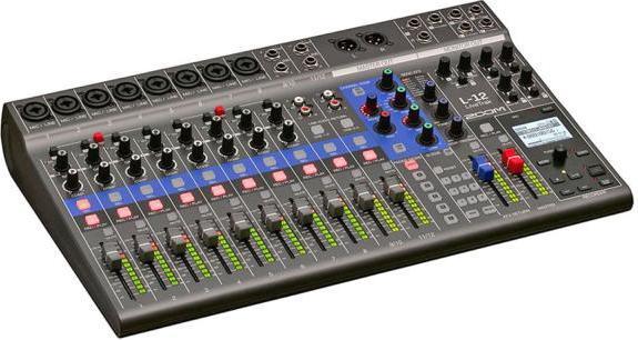Actual product image Zoom L-12 LiveTrak digital mixing console with memory card (Studio- and Livemixer)