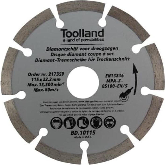 Velleman DISQUE DE DIAMANT - 125 mm - SEGMENTÉ