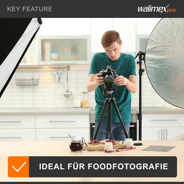 Produktbild Walimex pro Daylight 1000 4x35W + Softbox Ø 60cm (Softbox, 60 cm)