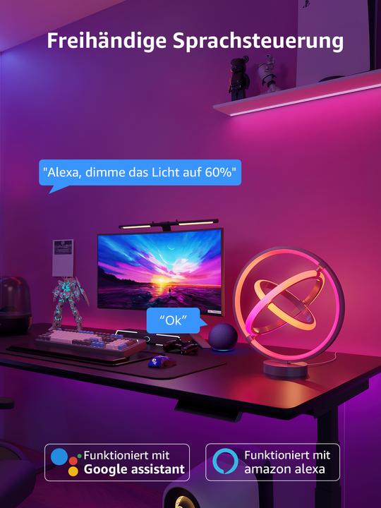 Image du produit Lepro TB1 Smart LED Tischlampe 14W mit Music Sync