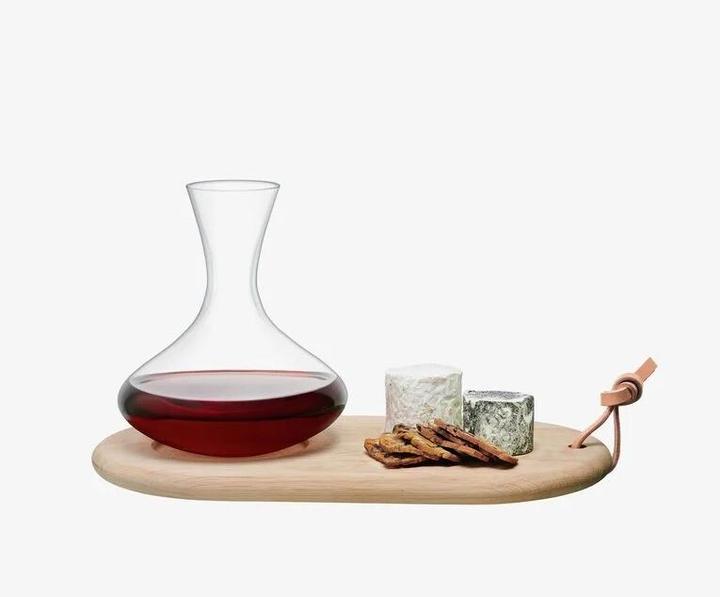 Image du produit LSA Wine Plateau à fromage en chêne Carafe à vin - 1.4L clair (1.40 l)