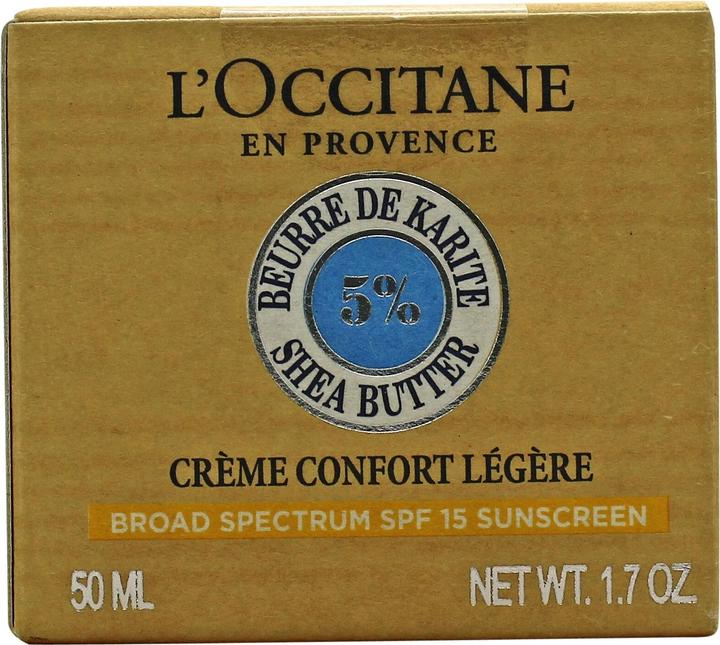 Image du produit L'Occitane Crème légère visage karité UV15 (50 ml, Crème 24h, SPF 15)