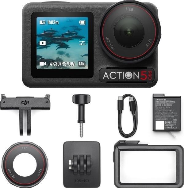 Produktbild DJI Osmo Action 5 Pro Standard Combo (120p, WLAN, Bluetooth)