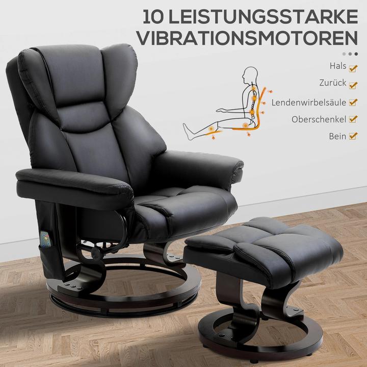 Produktbild Homcom Massagesessel mit Liegefunktion