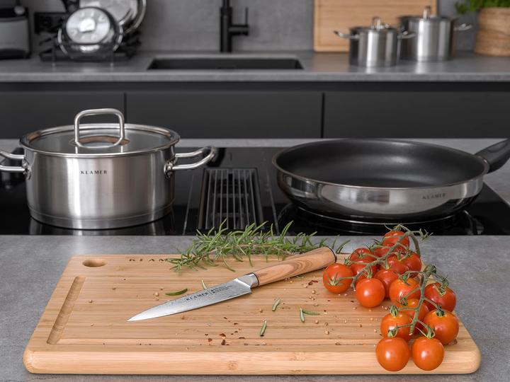Immagine prodotto KLAMER Coltello multiuso, legno d'ulivo (12.70 cm)