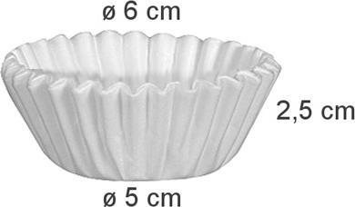 Immagine prodotto Tescoma Pirottini bianchi ¢ 6 cm, 100 pz delicia (6 cm)