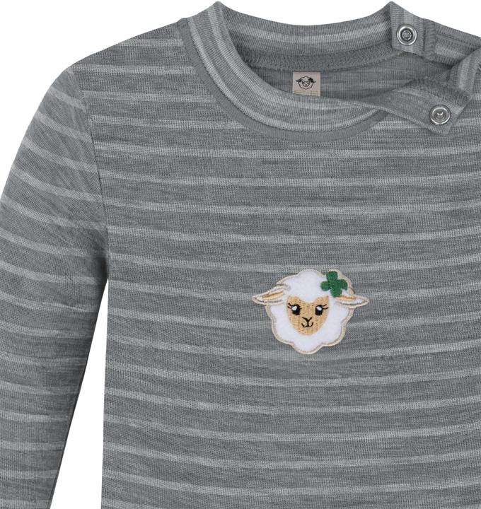 Actual product image Normani 2-pack baby merino longsleeve "Taupo" - 9465 (68)
