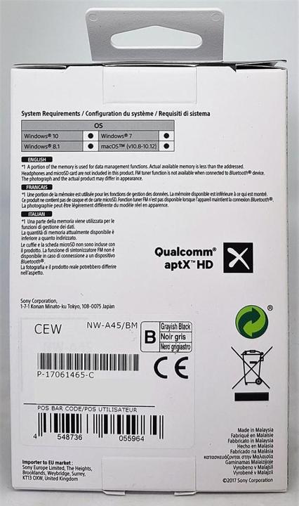 Image du produit Sony Nw-A45 (16 Go)
