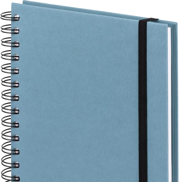 Produktbild Rössler Spiralnotizbuch Soho denim (A5, Blanko)