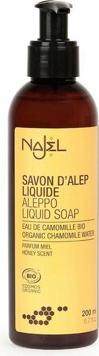 Image du produit Najel Savon Alep Liquide Miel Camomille (Savon liquide, 200 ml)
