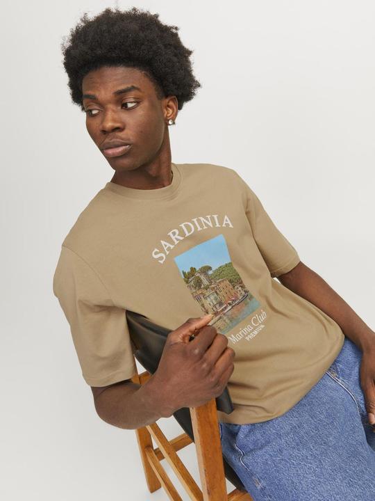 Actual product image Jack & Jones Printed round neck T-shirt T-shirt (S)