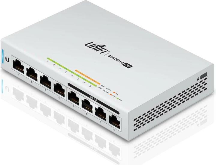 Actual product image Ubiquiti Unifi Switch US-8-60W-5 Set:8 Port (8 Ports)