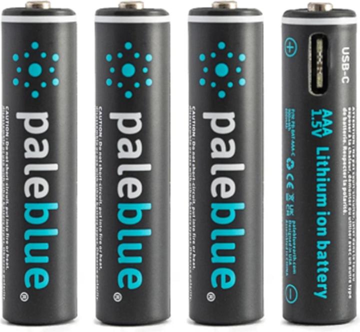 Pale Blue AAA USB-C (4 pcs., AAA, 600 mAh)