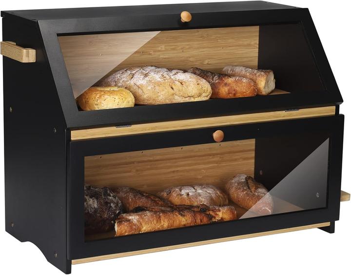 Leader Accessories 2-stöckiger Brotkasten mit Schneidebrett