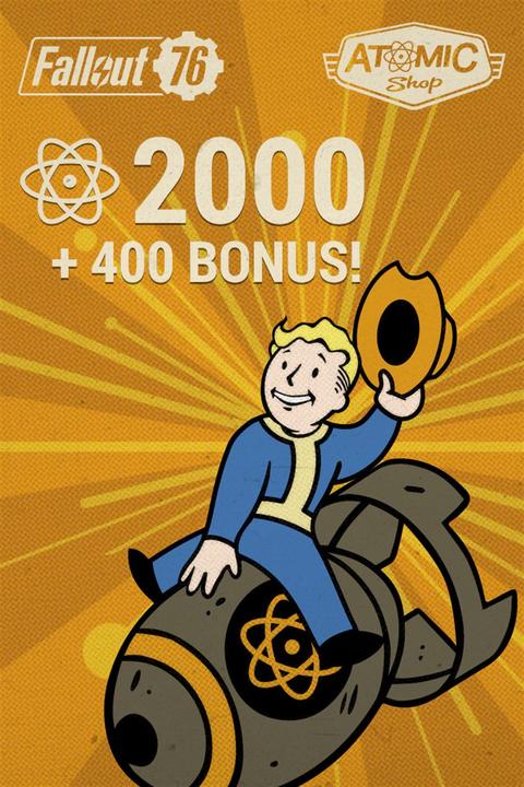 Actual product image Microsoft Fallout 76 - 2000 (+400 Bonus) Atoms (1500 CHF)