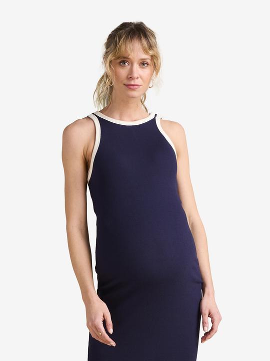Image du produit Envie de Fraise Collection bio : robe midi de grossesse et d'allaitement, jersey à fines côtes (W36/L38)
