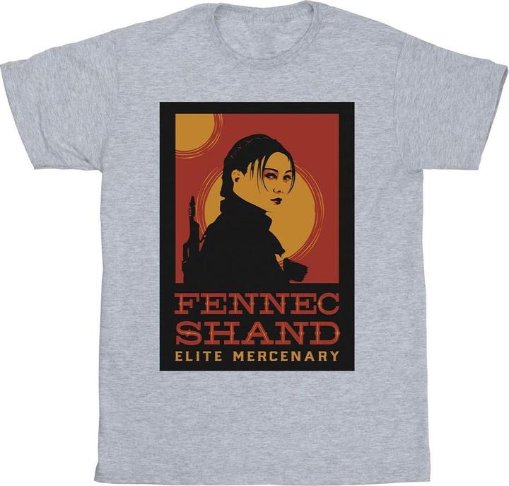 Image du produit Star Wars - T-shirt THE BOOK OF BOBA FETT ELITE MERCENARY FENNEC - Homme (XL)