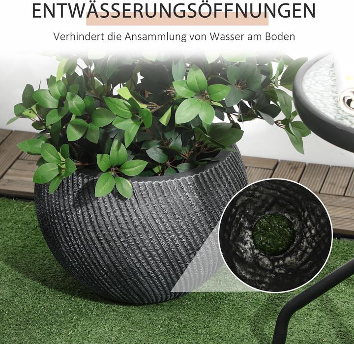 Produktbild Outsunny Pflanztöpfe mit Entwässerungsloch (40 cm)