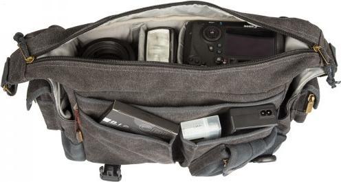 Produktbild Kalahari KAPAKO K-32 Fototasche, canvas schwarz (Kamera Schultertasche)
